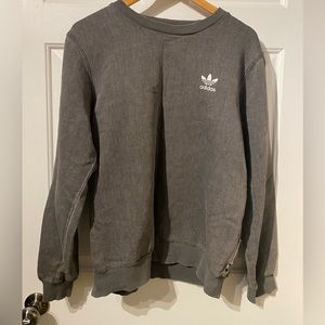 Adidas grey crew neck sweater